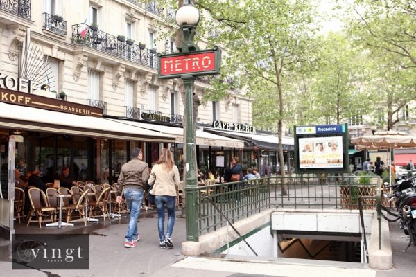 VINGT Paris Home from Home Etoile Trocadero Cafe Street