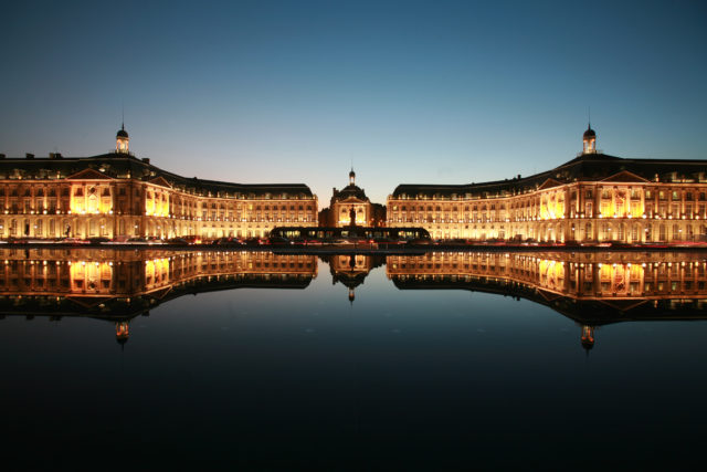 IMAGE: Photo showing Place de la Bourse, one of the most important buildings in Bordeaux